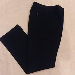 Black Wool Pants